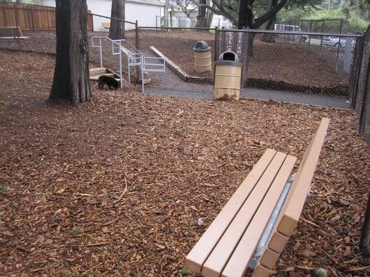 City of Monterey Dog Park.  Small dog section.