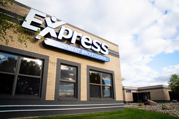 Out front of Express Indy South