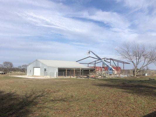 Pole Barn Erection