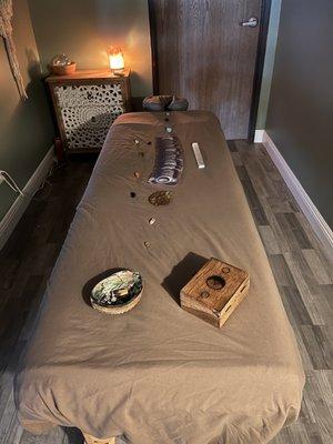 Set up for my Distance Reiki Session