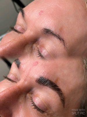 Brow lamination