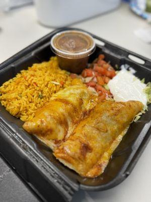 Steak enchiladas