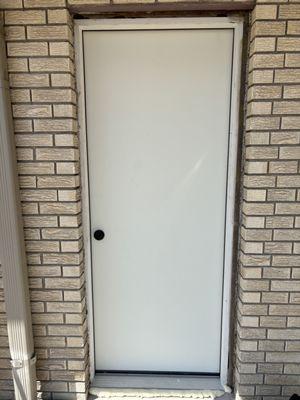 Exterior door installation