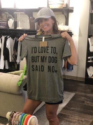 Love my new shirt! They always have the softest cutest dog shirts!!