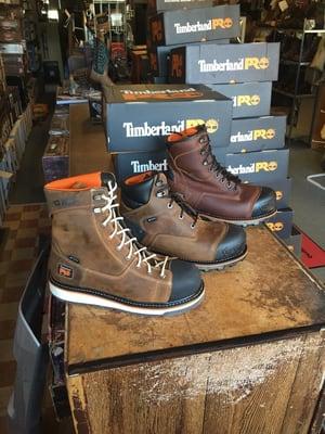 Here are a couple of new work boots by Timberland Pro that we are currently stocking.