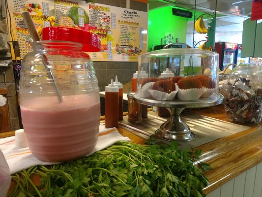 Aguas Frescas and Tamarindo Apples (amazing!!!)