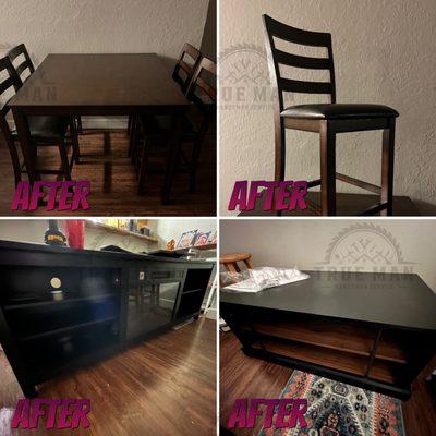 furniture assembly, closet assembly, bed assembly, table assembly, chair assembly, bedside table assembly, vanities assembly