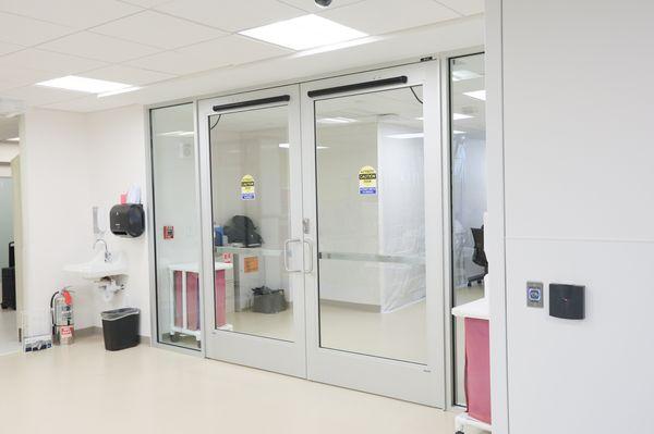 PASEK Security installs and services automatic doors and access control.