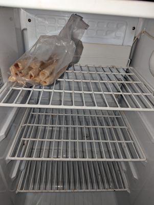 Food left in refrigerator