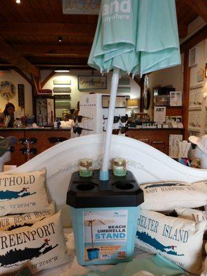 Cool beach umbrella stand