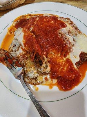 Eggplant  Parm as usual