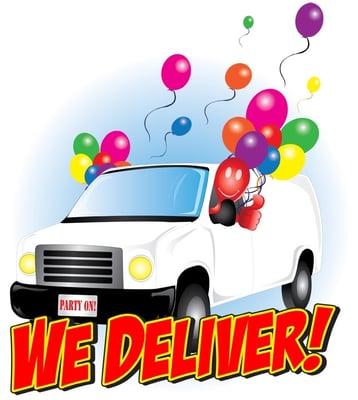 We deliver balloons