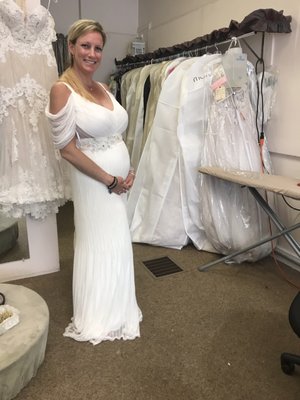 Final alteration of my wedding dress!