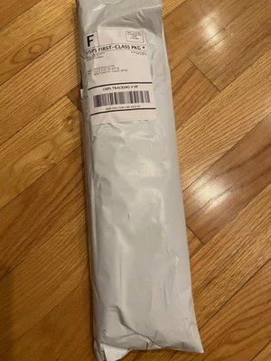 package never opened.