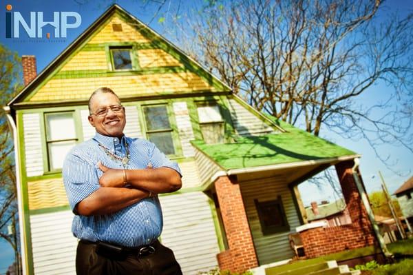 Advertising photography for INHP, Indianapolis Neighborhood Housing Partnership