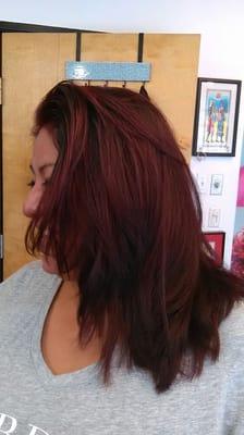 Burgandu red Elumen high demensional color