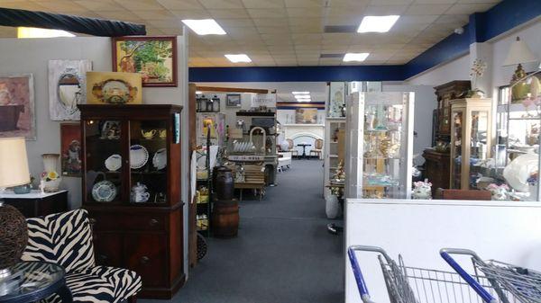 Inside the store, looking to the right