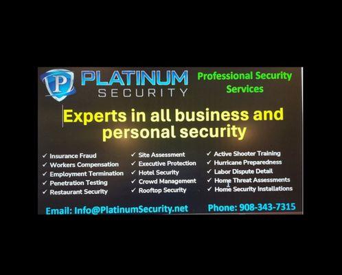 Personal Protection Services