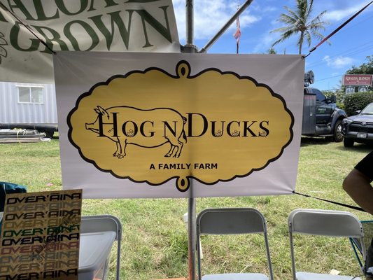 Locally raised Hog & Duck products