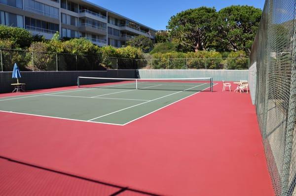 1 of 2 tennis courts