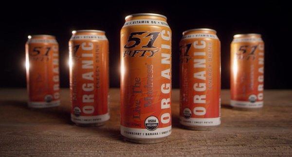 51 Fifty Organic Energy Drink Video