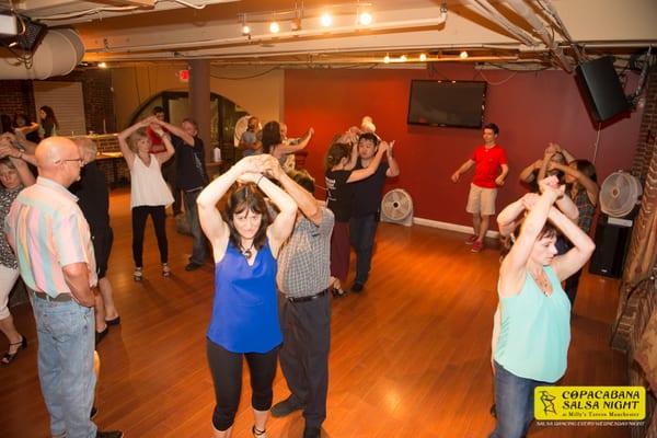 Have fun and learn to dance at Copacabana Salsa Night. Every Wednesday Night at Milly's Tavern Manchester NH. Lessons 7:45-9pm for just $5.