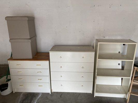 Dresser, chest bookshelf