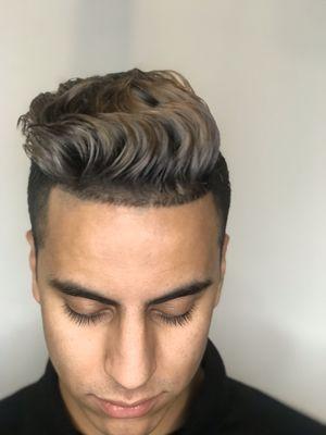 Men's Highlights and Ashy Toner