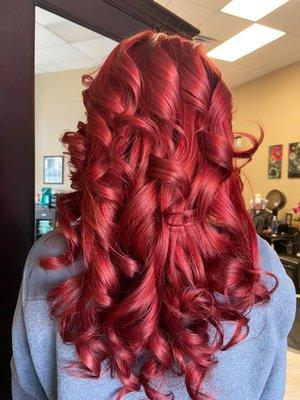 red hair coloring