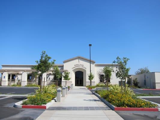 The path to Buena Park Community Center.