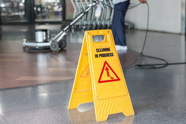 Floor Buffing.