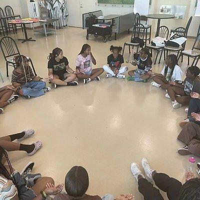 Sister Circle at the Personal Development Summer Camp - MSKSI School of Awake