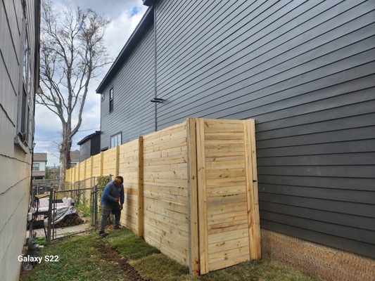 A fence we installed.