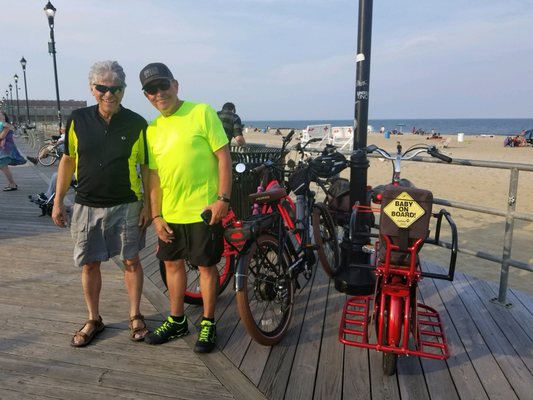 Pedego Owner's Group ride to Asbury Park for some live music.