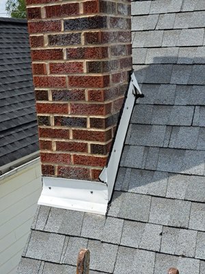 New chimney flashing