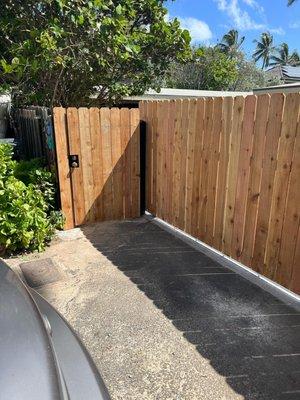 Gate installation