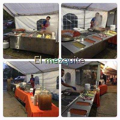 Taquiza service. You can hire them to cater/serve delicious tacos and salas at your next event.