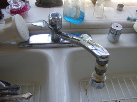 old faucet (1986) ... bye-bye!