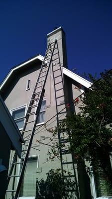 This was a chimney repair on Eldridge Ave.