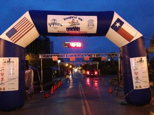 Start/Finish Line from 2013 from race's Facebook page (not my photo).