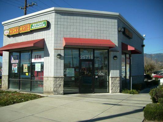 USA Checks Cashed & Payday Advance 25716 BASELINE STREET  SAN BERNARDINO, CA 92404