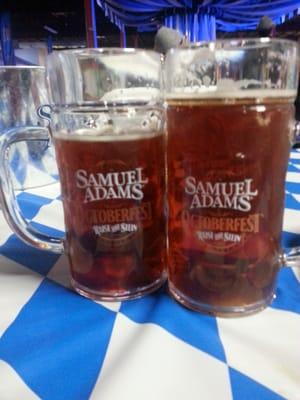 Sam Adams Octoberfest. Yummy