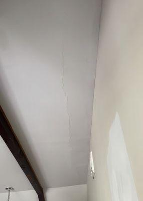 My ceiling that needed to be completely replaced.