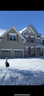 Snow Removal at my Clinton residence.