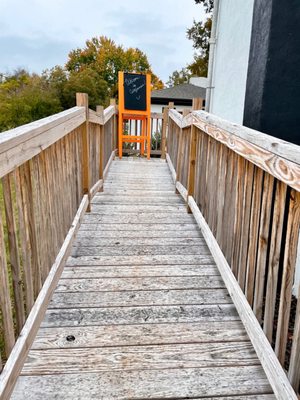 Back Ramp - Handicap access