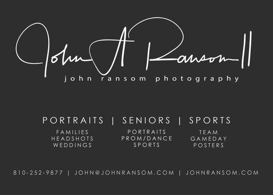 Welcome to John Ransom Photography. Clarkston based photographer who specializes in capturing memories for the future.