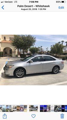 2015 Toyota Camry SE 39 k miles 14,995.00