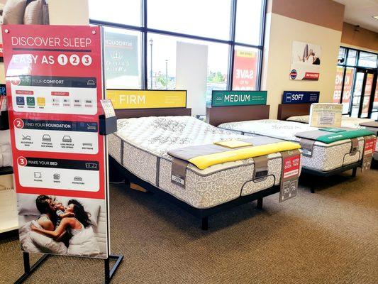 Better sleep as easy as 1, 2, 3! Find the right mattress the first time!