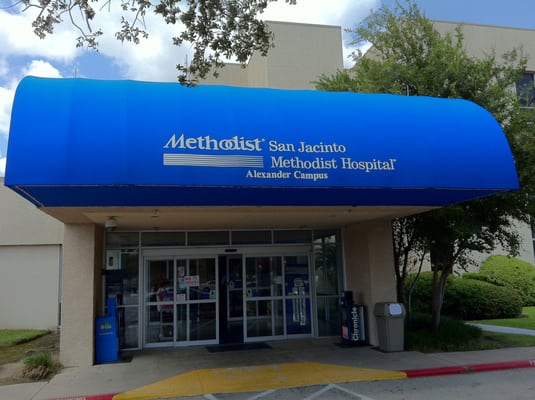 Entrance Canopy for San Jacinto Methodist Hospital in Baytown TX.