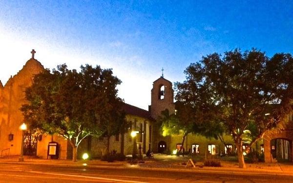 Trinity Cathedral courtyard